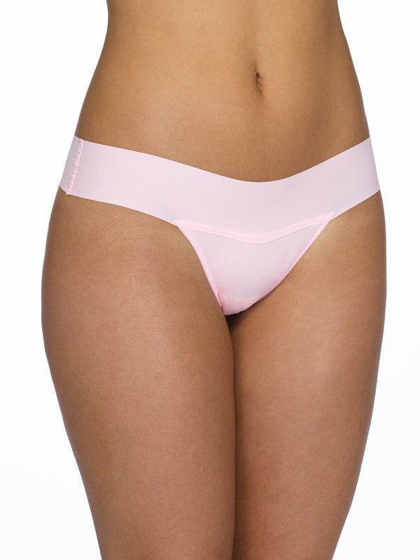 hanky panky BreatheSoft® Natural Rise Thong Bliss Pink
