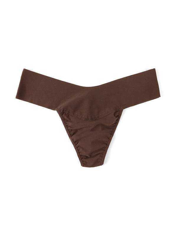 Hanky Panky BreatheSoft® Natural Rise Thong Mahogany