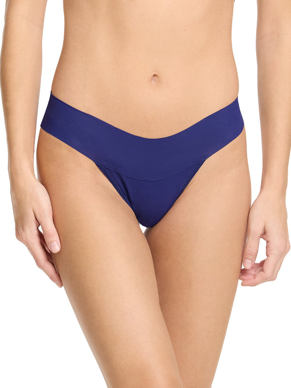 hanky panky Breathesoft® Natural Rise Thong Odyssey Blue