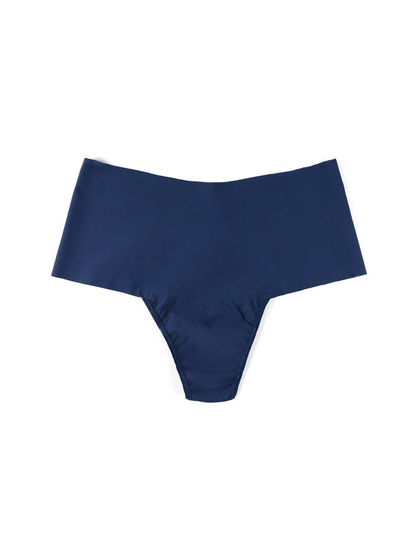 Hanky Panky BreatheSoft™ High Rise Thong Night Shade Blue