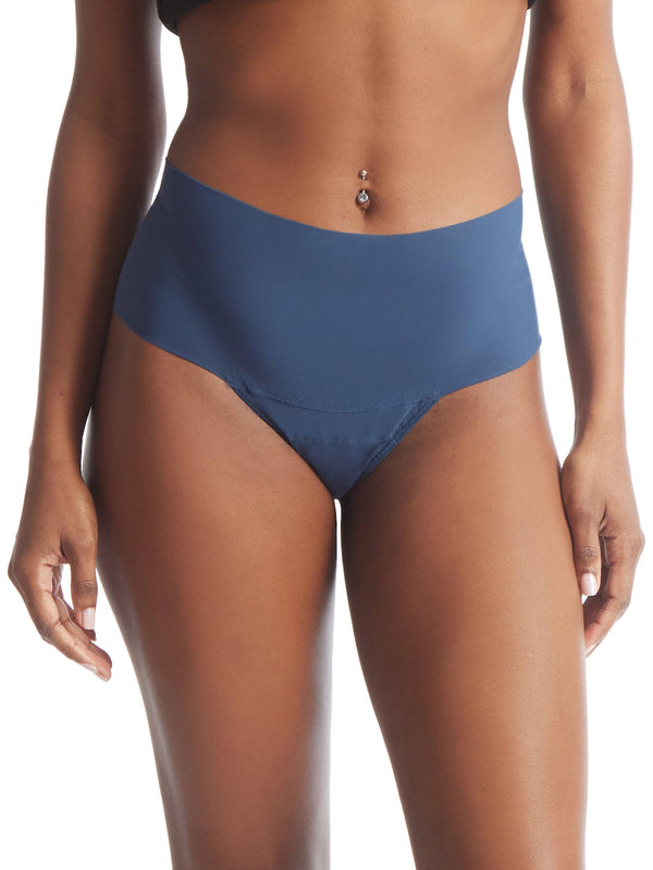 hanky panky BreatheSoft™ High Rise Thong Night Shade Blue