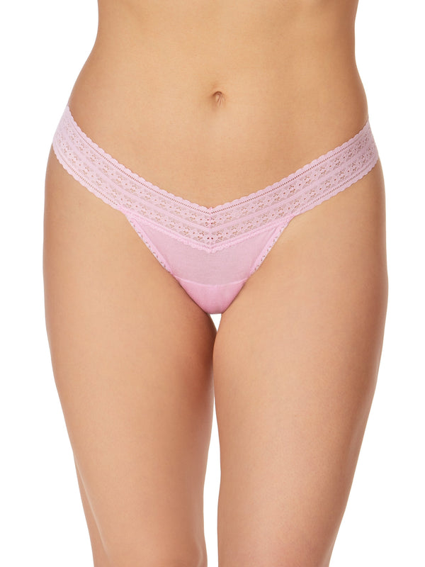 Hanky Panky DreamEase® Low Rise Thong Cotton Candy Pink