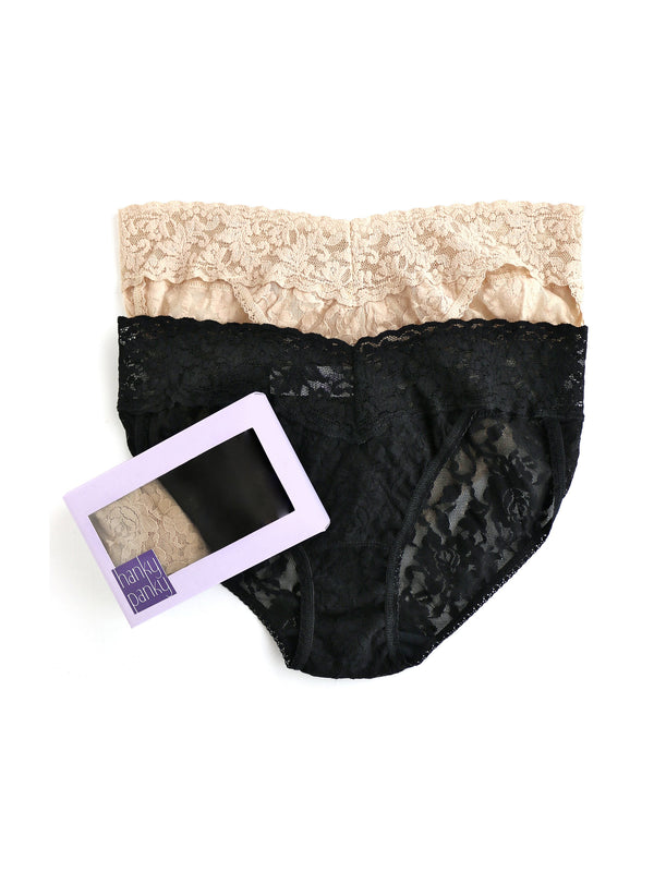 hanky panky 2 Pack Signature Lace V-kini