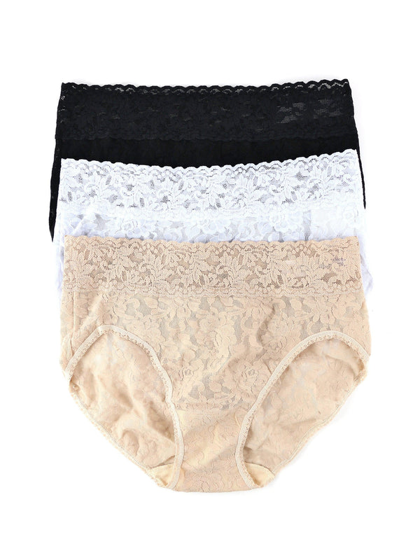 hanky panky 3 Pack Signature Lace French Brief