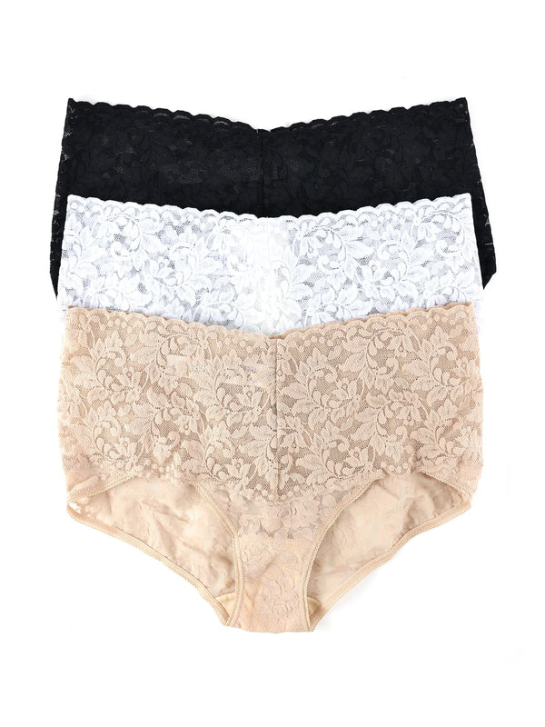 hanky panky 3 Pack Signature Lace Retro V-kini