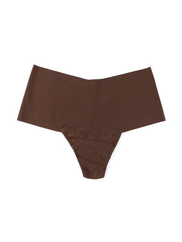Hanky Panky BreatheSoft® High Rise Thong Mahogany