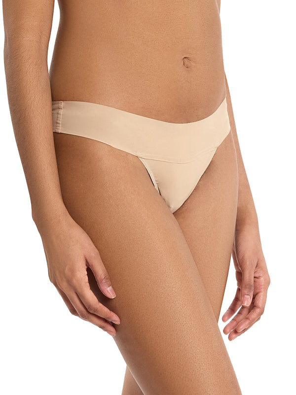 Hanky Panky BreatheSoft® Natural Rise Thong Taupe