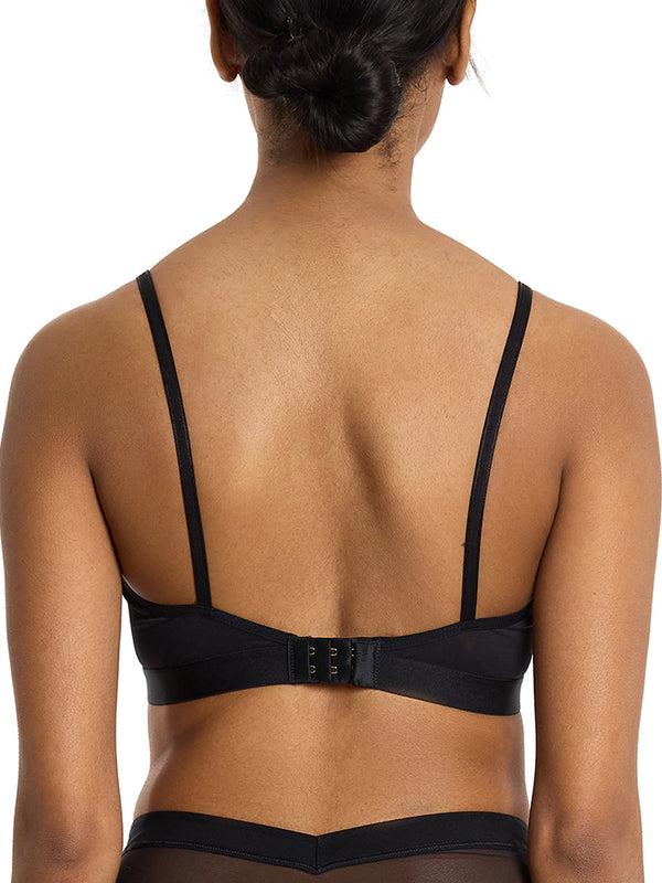 Hanky Panky Mesh Triangle Bralette Black