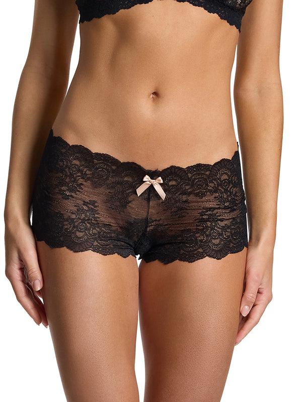 hanky panky &oh™ Luxe Lace Crotchless Brief