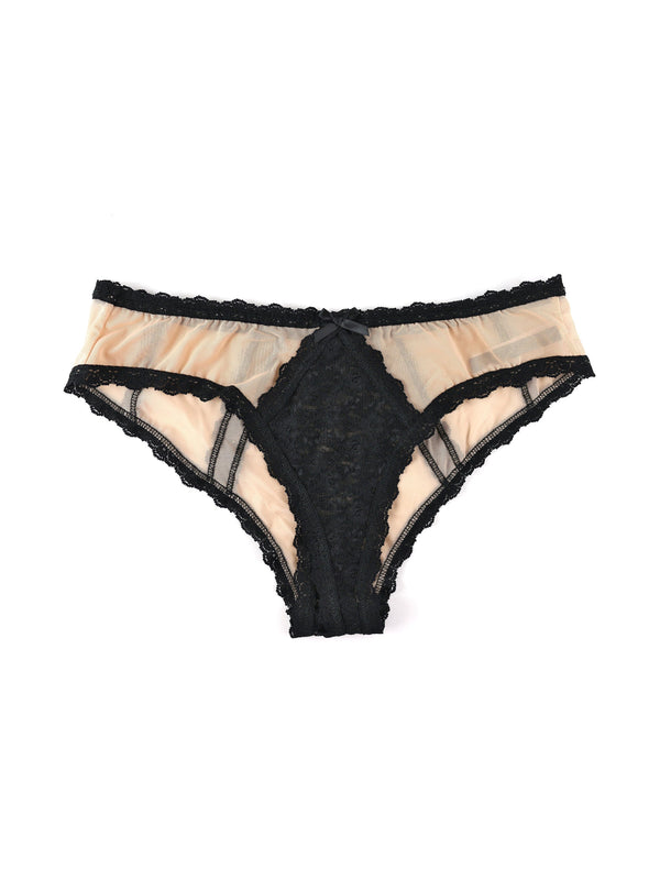 Hanky Panky &oh™ Nude Illusion Crotchless Bikini
