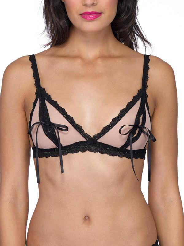 hanky panky &oh™ Nude Illusion Tie Bralette