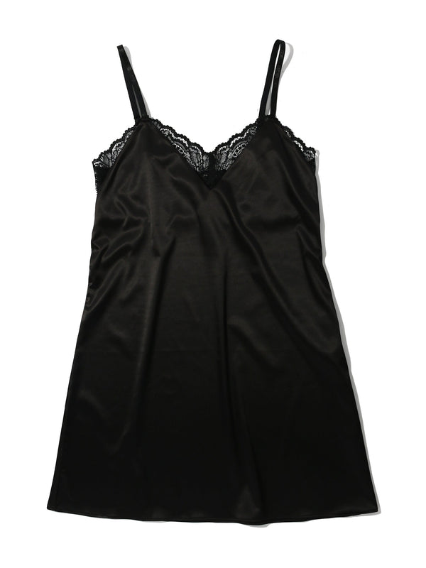 Hanky Panky &oh™ Satin & Lace Chemise Black Sale