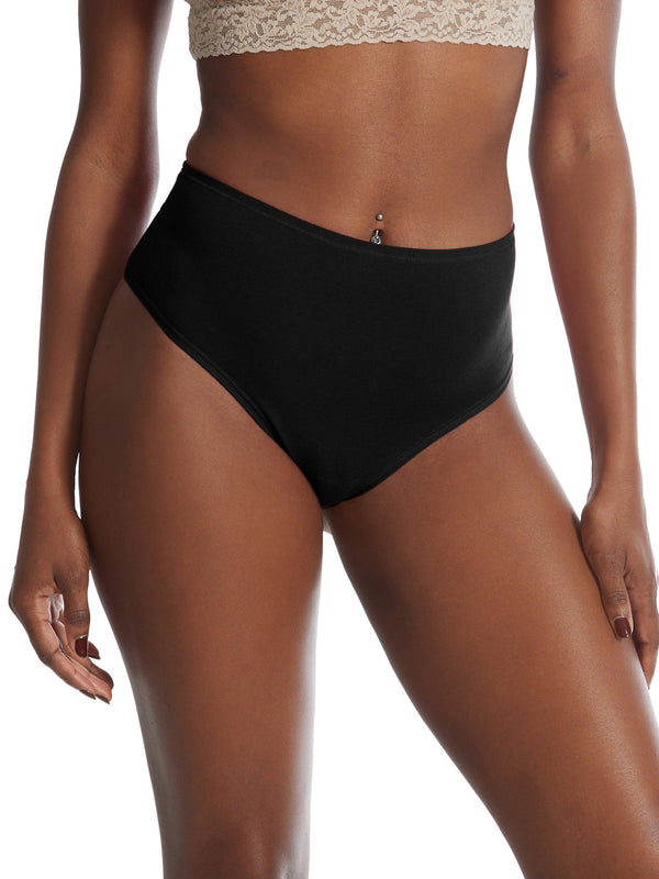 hanky panky PlayStretch™ High Rise Thong Black