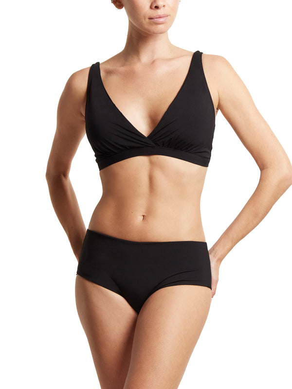 Hanky Panky Plunge Swim Top Black