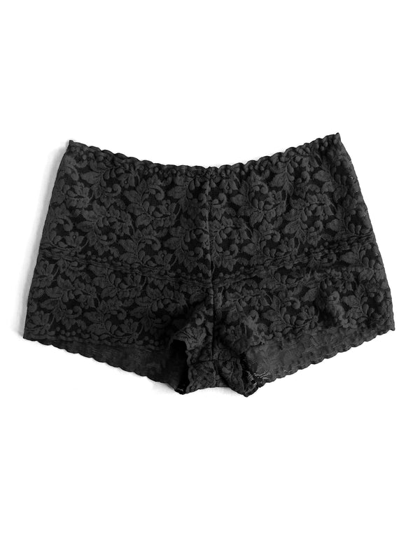 hanky panky Retro Lace Hot Pant Black