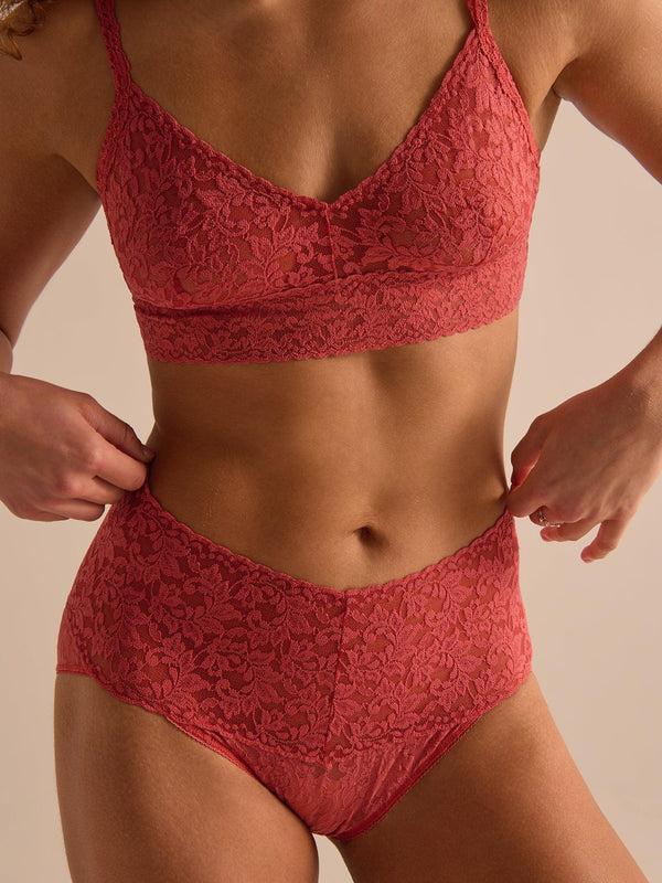 Hanky Panky Retro Lace V-Kini Naples Red Sale