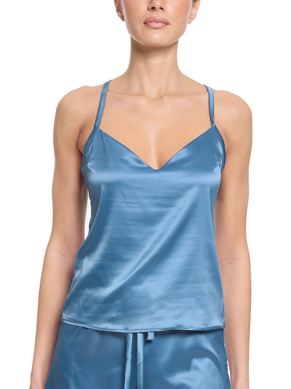 hanky panky Satin Sleep Cami Bath Time Blue Sale