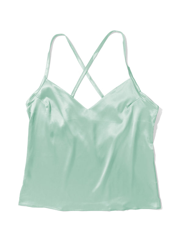 Hanky Panky Satin Sleep Cami Green Tea Sale