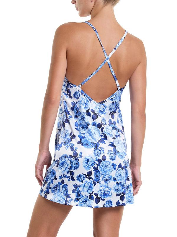 Hanky Panky Satin Sleep Chemise Deja Blue Sale