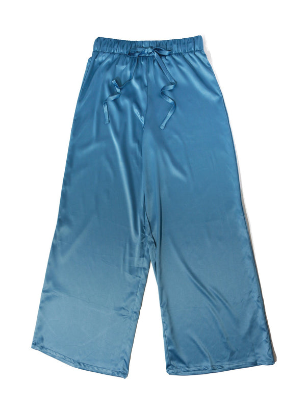 Hanky Panky Satin Sleep Pant Bath Time Blue Sale