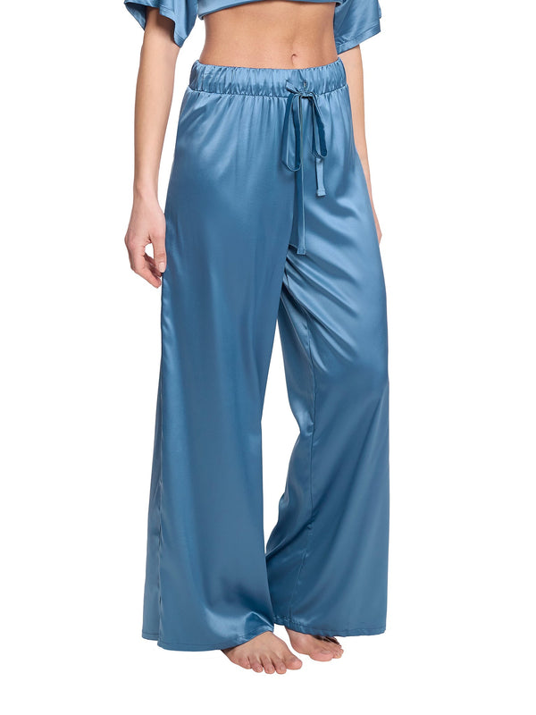 hanky panky Satin Sleep Pant Bath Time Blue Sale