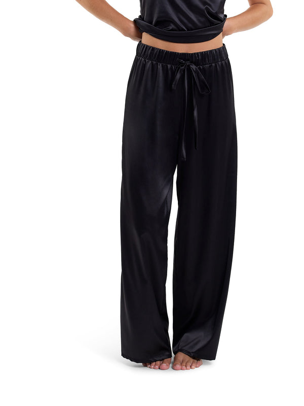 hanky panky Satin Sleep Pant Black Sale