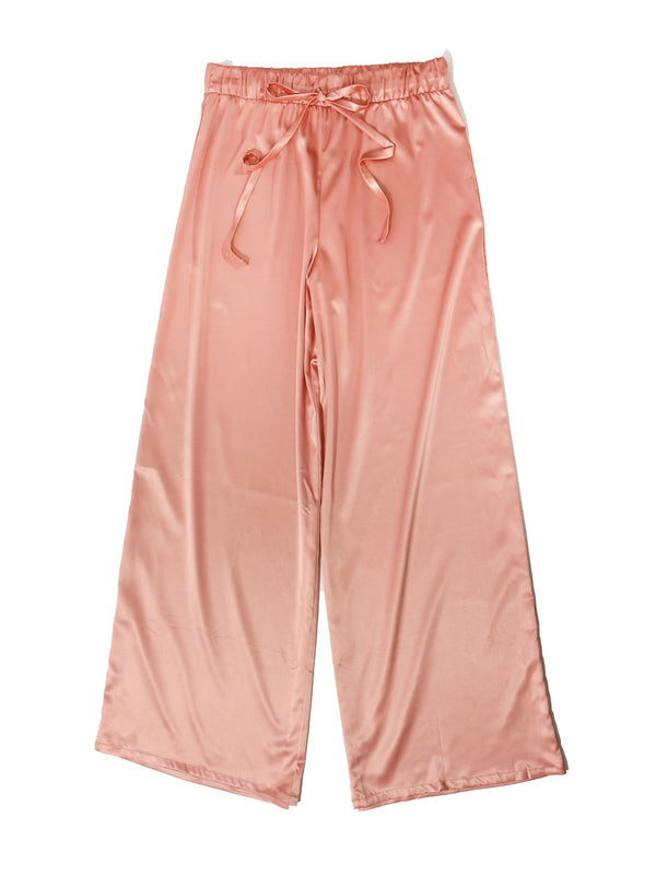 Hanky Panky Satin Sleep Pant Rose Latte Pink Sale