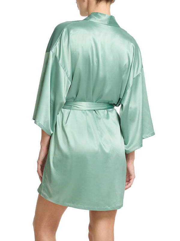 Hanky Panky Satin Sleep Robe Green Tea Sale