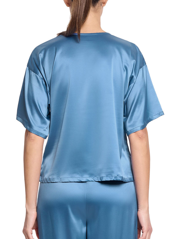 Hanky Panky Satin Sleep Tee Bath Time Blue Sale