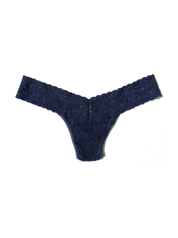 Hanky Panky Signature Lace® Low Rise Thong Navy