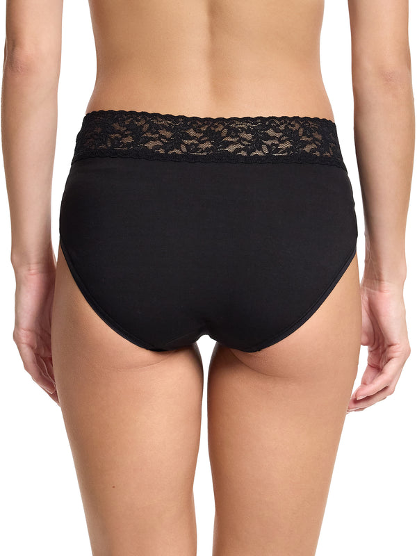 Hanky Panky Supima® Cotton French Brief Black