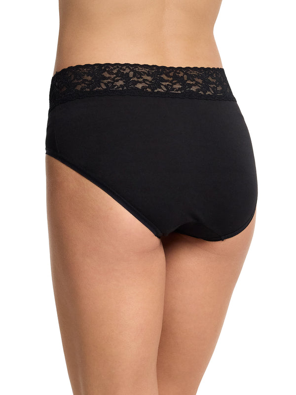 Hanky Panky Supima® Cotton French Brief Black