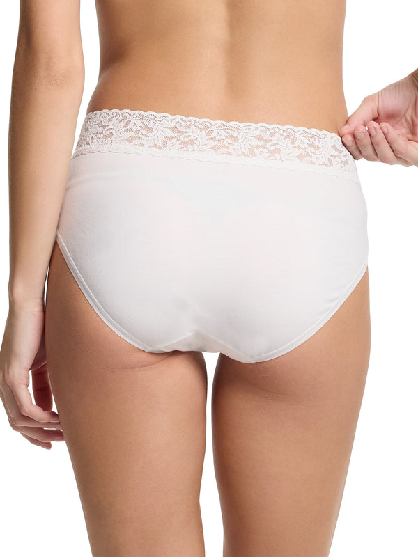 Hanky Panky Supima® Cotton French Brief White