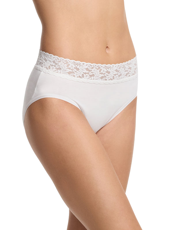 Hanky Panky Supima® Cotton French Brief White