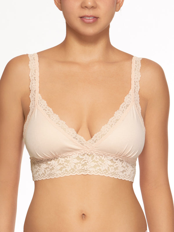 hanky panky Supima® Cotton Padded Bralette Chai