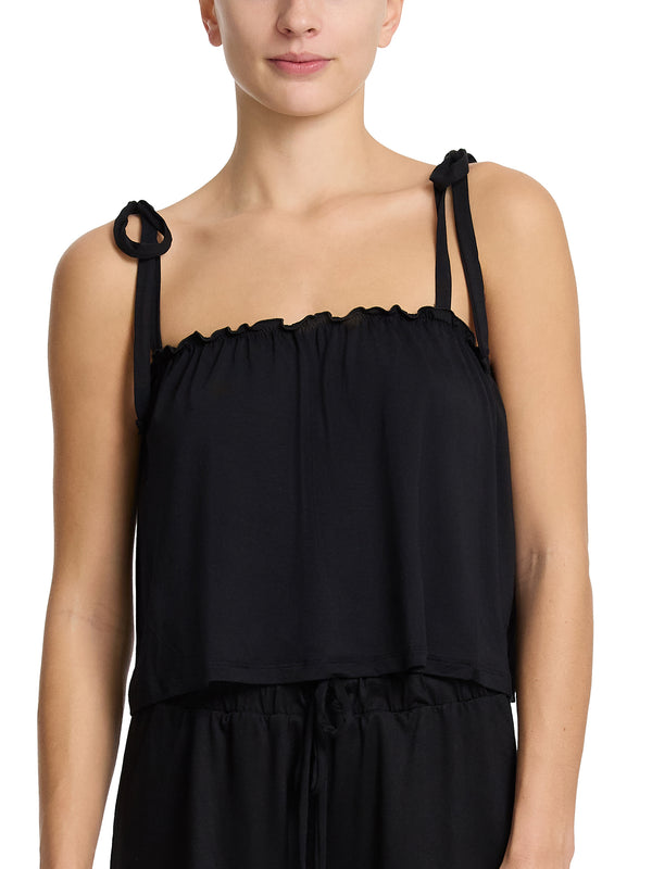 hanky panky Unwind Ruffle Cami Black