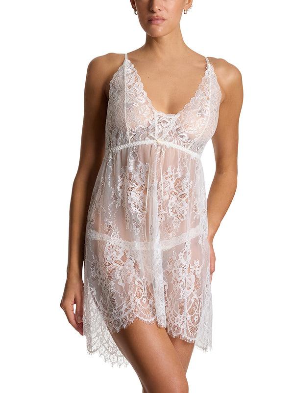 hanky panky Victoria Lace Chemise with G-String
