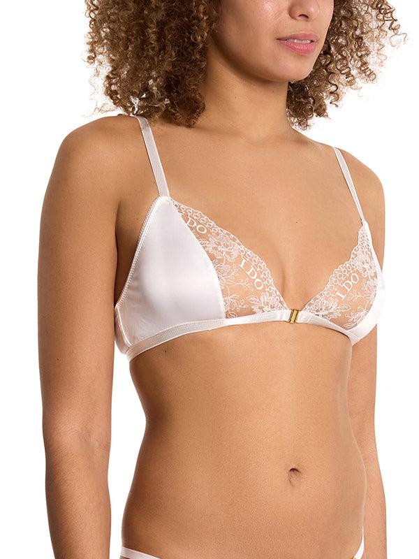 Hanky Panky I Do Triangle Bralette Light Ivory Sale