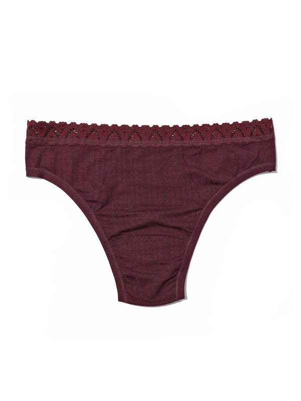 Hanky Panky MellowLuxe™ Low Rise Thong Dried Cherry Red Sale