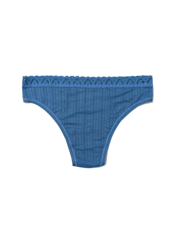 Hanky Panky MellowLuxe™ Low Rise Thong Storm Cloud Blue Sale