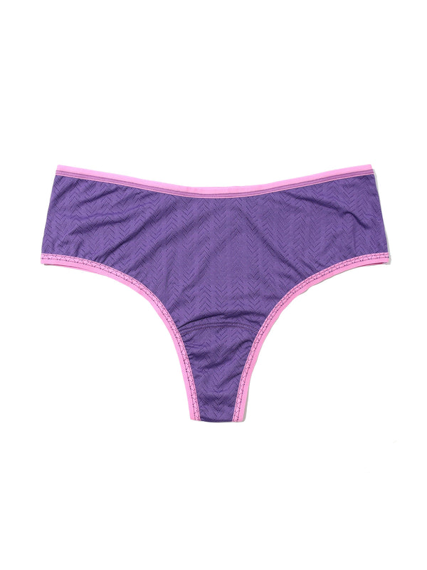 hanky panky MoveCalm™ High Rise Thong Acai Berry Purple Sale