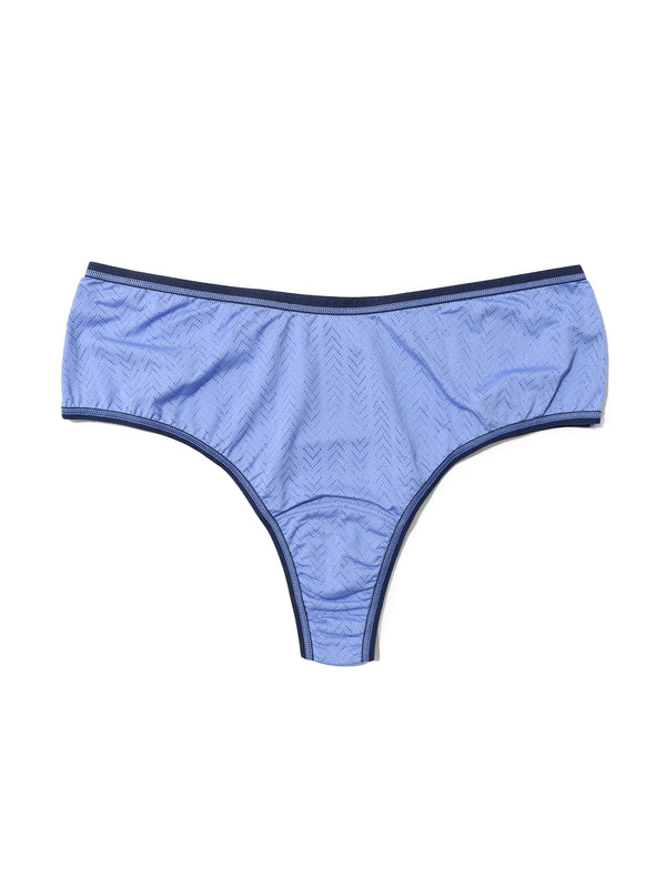 hanky panky MoveCalm™ High Rise Thong Cool Water Blue Sale
