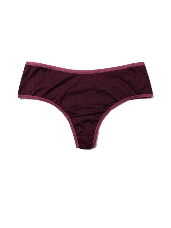 hanky panky MoveCalm™ High-Rise Thong Dried Cherry Red Sale