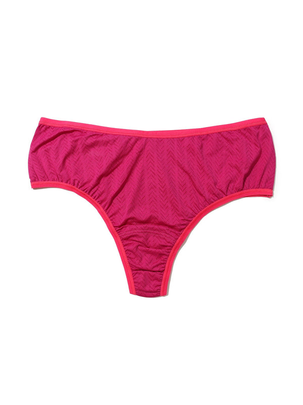 Hanky Panky MoveCalm™ High Rise Thong Summer Plum Pink Sale