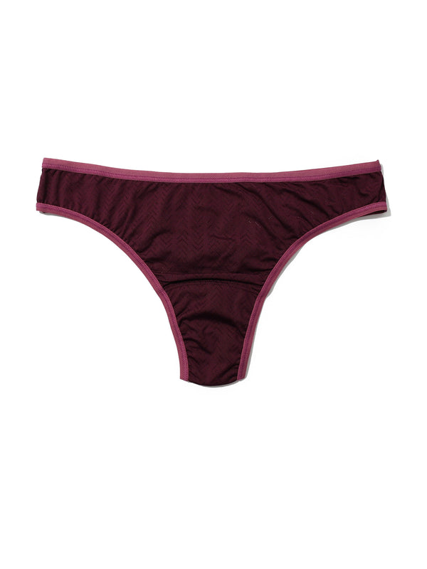hanky panky MoveCalm™ Natural Rise Thong Dried Cherry Red Sale