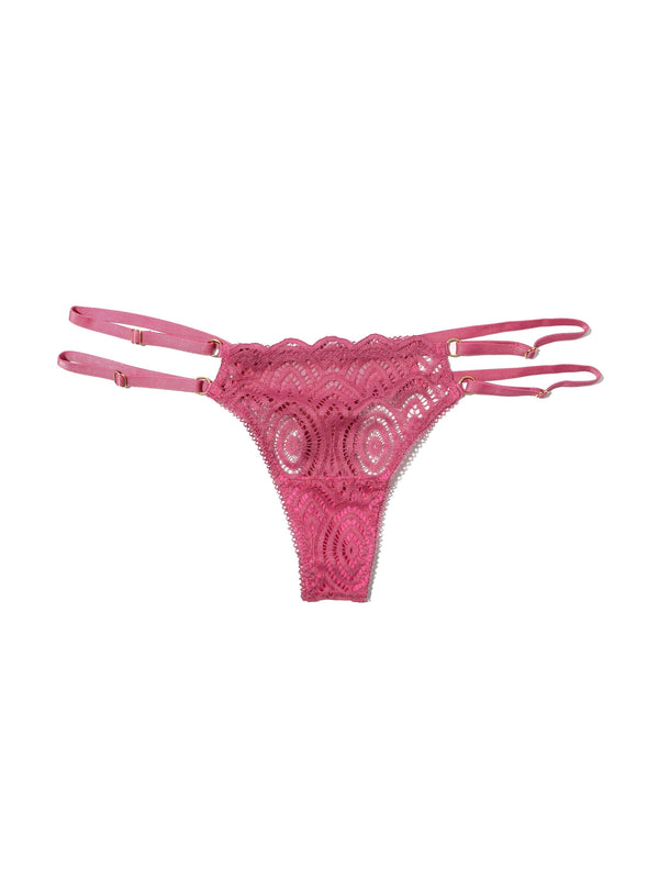 Hanky Panky &oh™ Along The Lines Thong Rosehip Pink Sale