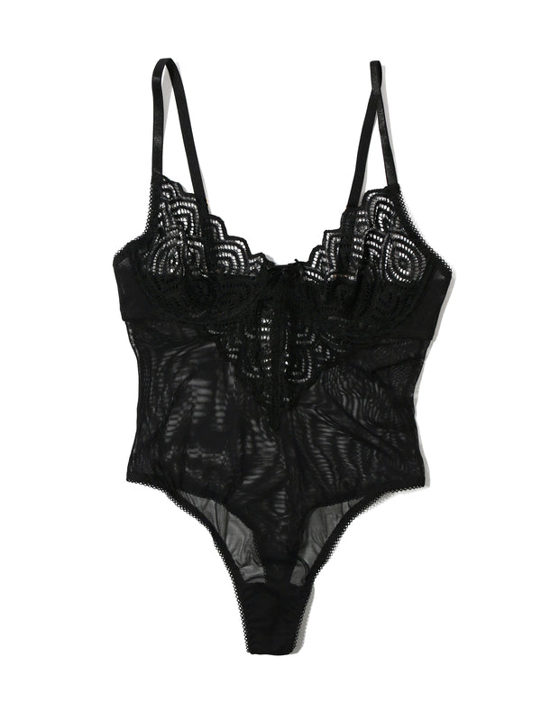 Hanky Panky &oh™ Along The Lines Underwire Bodysuit Black Sale
