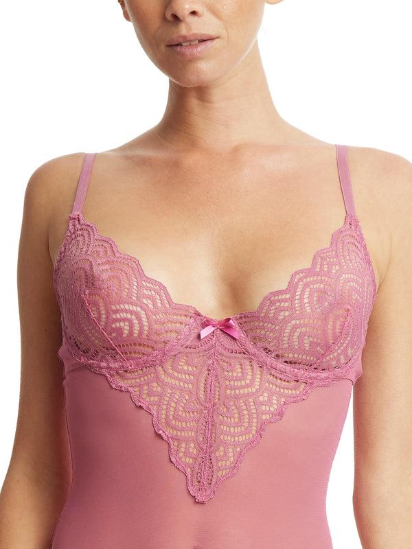 Hanky Panky &oh™ Along The Lines Underwire Bodysuit Rosehip Pink Sale