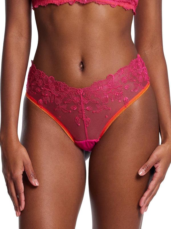 hanky panky &oh™ In Full Bloom Panty Kiss Me Pink Sale