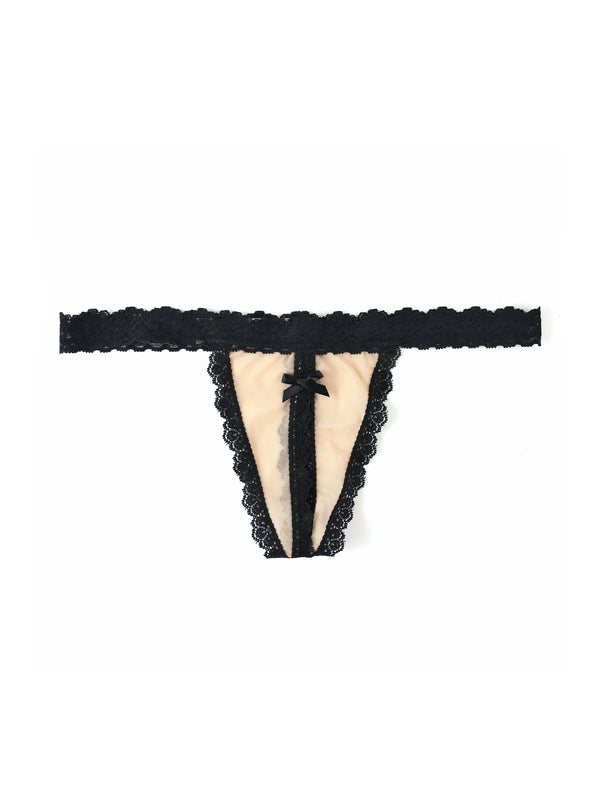 Hanky Panky &oh™ Nude Illusion Crotchless G-String